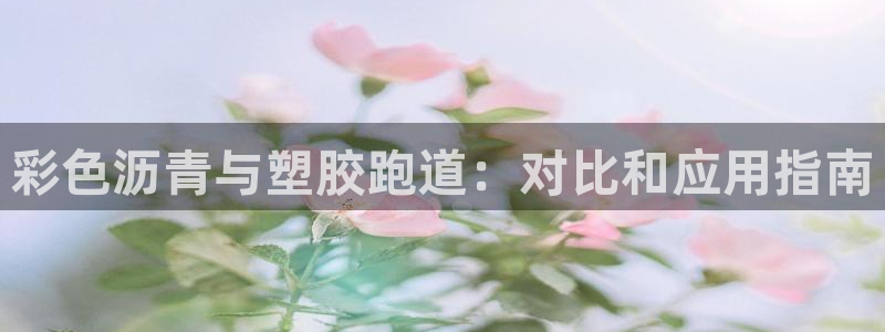 凯时游戏官方网站：彩色沥青与塑胶跑道：对比和应用指南